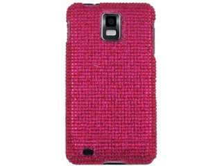 RHINESTONE BLING CASE COVER SAMSUNG INFUSE i997 H PINK  