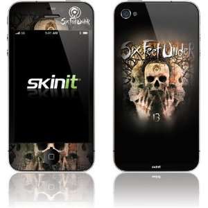 Six Feet Under 3 Skulls skin for Apple iPhone 4 / 4S 