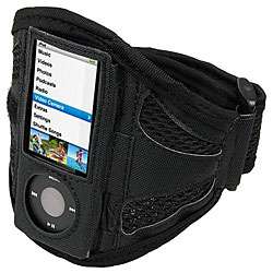 Black Airmesh Armband for iPod Gen 5 Nano  