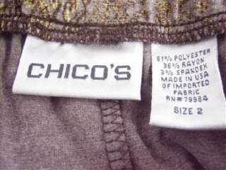   Stylish 10 Piece Shirts & Pants FANCY CHICOS CHICOS LOT Size 2  