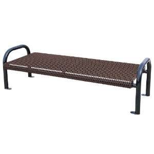 Eagle One 6 expanded Metal flat Bench: Patio, Lawn 