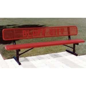  Expanded Metal Personalized Bench: Patio, Lawn & Garden
