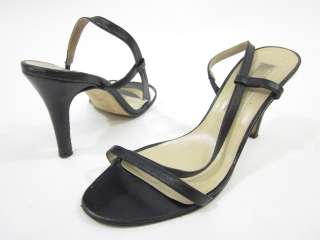 MICHAEL KORS Black Strappy Heels Sandals Shoes Sz 7.5  