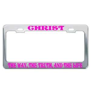 CHRIST THE WAY THE TRUTH AND LIFE #1 Religious Christian Auto License 