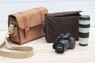   Digital SLR Camera Len Case Pouch Protective Shoulder Messenger Bag