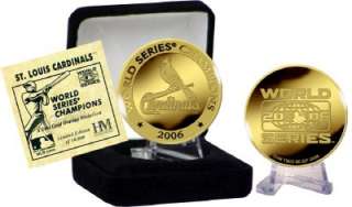24KT Gold St. Louis Cardinals 2006 World Series Champions Coin  