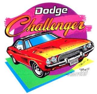 1972 1973 1974 DODGE CHALLENGER MUSCLE CAR T SHIRT CD11  