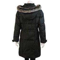 UTEX Womens Faux Fur Hooded Down Coat  Overstock