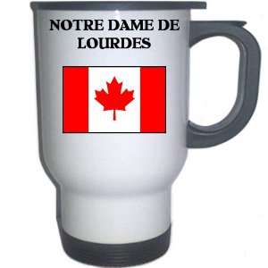  Canada   NOTRE DAME DE LOURDES White Stainless Steel Mug 