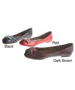 Exchange by Charles David Party Peep Toe Flats  Overstock