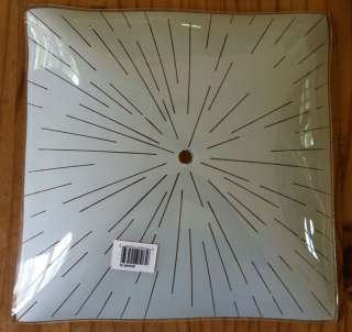 Ceiling Light Glass Shade Replacement Square 12 Inch  