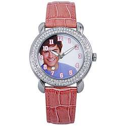 Disney Troy Bolton Womens Pink Strap Watch  Overstock