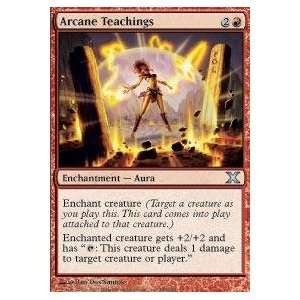   Magic the Gathering   Arcane Teachings   Tenth Edition Toys & Games