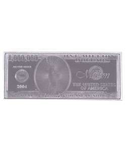 Silver 2004 Million Dollar Bill  