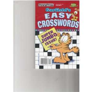  Penny Press Garfields Easy Crosswords Magazine (Super 