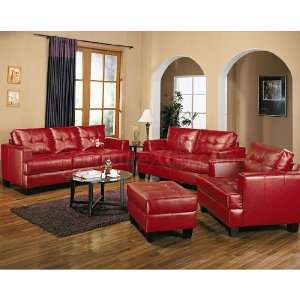  Samuel Living Room Set (Red) by Coaster