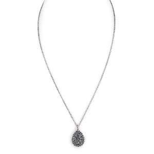  ® Sterling Silver Wanderlust Pear Drop Pendant Necklace: Jewelry