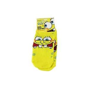   Yellow Socks Laughing Face   1 pair