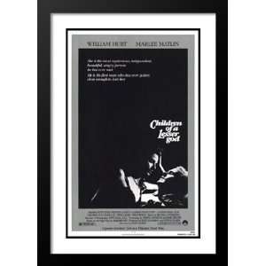 Children of a Lesser God 20x26 Framed and Double Matted Movie Poster 