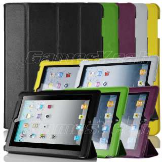 13 Colors The New iPad 3 3rd 360° Rotating Magnetic PU Leather Case 