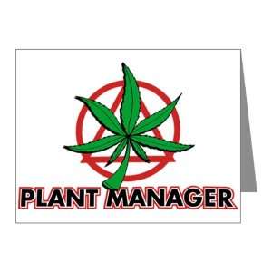    Note Cards (20 Pack) Marijuana Plant Manager 