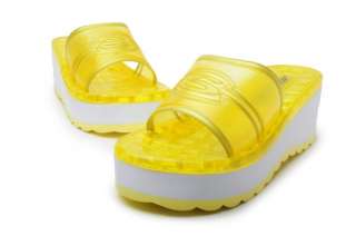 Skechers Womens Sandals JELLYBEANS 6189 Lemon US 10  