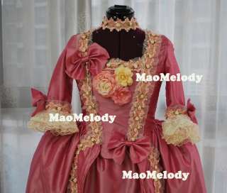 Marie Antoinette Baroque Cosplay Costume Dress HU61  