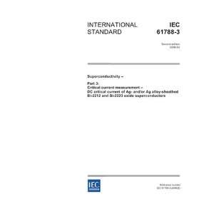   Bi 2212 and Bi 2223 oxide superconductors IEC TC/SC 90 Books