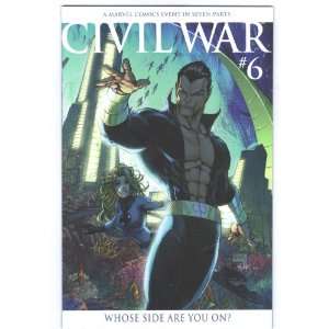  Civil War #6, Michael Turner Variant Cover (Civil War, 6 