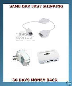 OEM DOCKING STATION+HOME CHARGER+USB FOR AT&T iPHONE 3G  