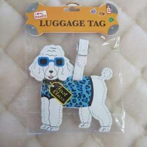  Luggage Tag I Love My Poodle  Pet Supplies
