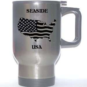  US Flag   Seaside, California (CA) Stainless Steel Mug 