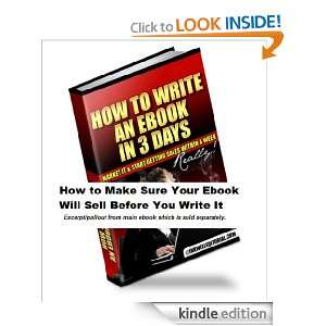  Your Ebook Will Sell Before You Write It (Excerpt from How to Write 