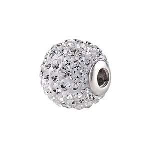   Bling Focal Razzle Dazzle White Bead / Charm Finejewelers Jewelry