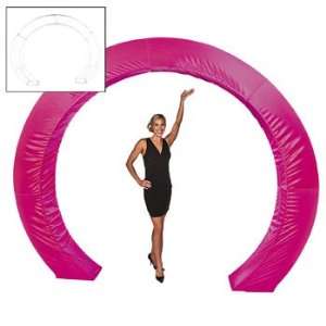  Hot Pink Circle Arch Slip   Party Decorations & Arches 
