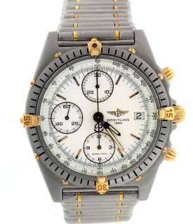 Breitling Chronomat 18k and Stainless Bullet Band watch  