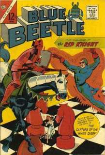   BLUE BEETLE 5 COVER Original Art LARGE CHARLTON COMICS ART 1965  