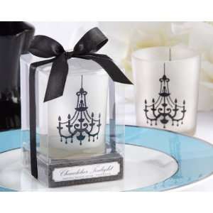 Chandelier Frosted Glass Tealight Holder (Set of Four):  