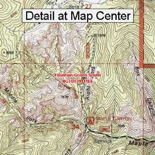  USGS Topographic Quadrangle Map   Fountain Green South 
