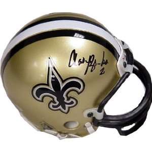  Aaron Brooks New Orleans Saints Autographed Replica Mini 