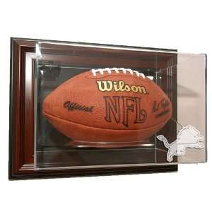  Detroit Lions Football Wall Mount Display Case Case Up 