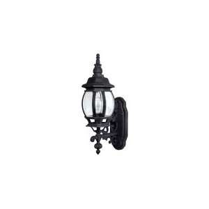 Capital Lighting 9867BK French Country 1 Light Outdoor Wall Light in 