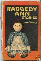 RAGGEDY ANN STORIES Johnny Gruelle 1918 BOOK  