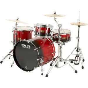 Pork Pie 4 Piece Candy Red/Black Satin Shell Pack Musical 