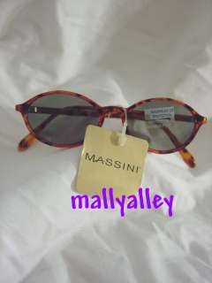 Massini Sunglasses Ladies Brown Plastic Tortoise New  