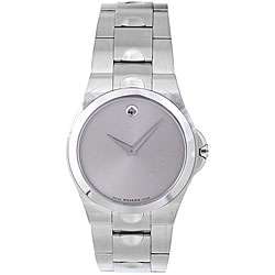 Movado Mens Luno Stainless Steel Watch  