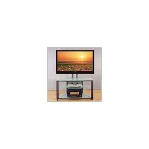  VTI RFR 403 55 Flat Panel TV Stand with Black Frosted 