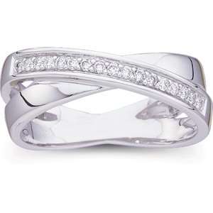  Size 07.00/ 1/6 CT TW 14K White Gold Diamond Ring Jewelry