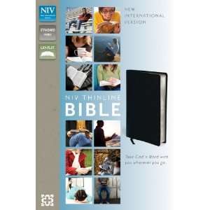  NIV Thinline Bible [Leather Bound]: Zondervan: Books
