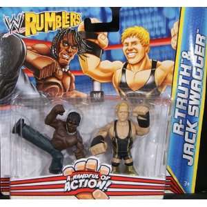 WWE Rumblers R Truth and Jack Swagger Figure 2 Pack Toys & Games